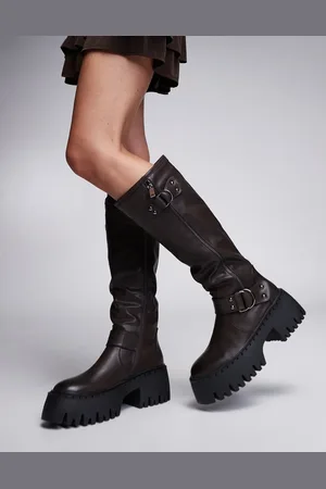 Simmi London Simmi London Harli Chunky Biker boot in