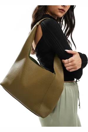 Glamorous PU tote bag in olive
