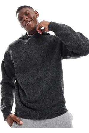 ADPT. Oversized knitted hoody in