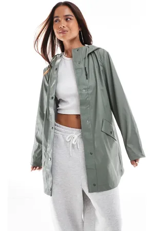 ONLY Hooded raincoat in light