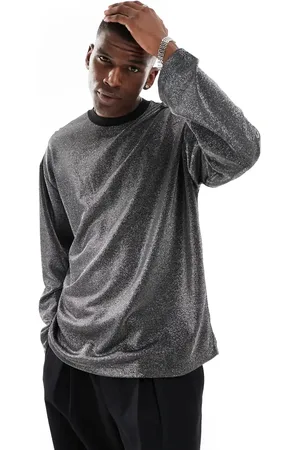 ASOS Oversized long sleeve t-shirt in fabrication