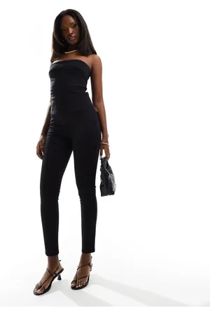 ASOS Tailored ponte skinny trousers in