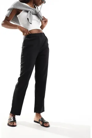 ASOS Tailored slim straight ankle length trousers in