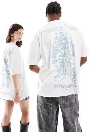 ASOS Unisex oversized license t-shirt with Beastie Boys robot prints in
