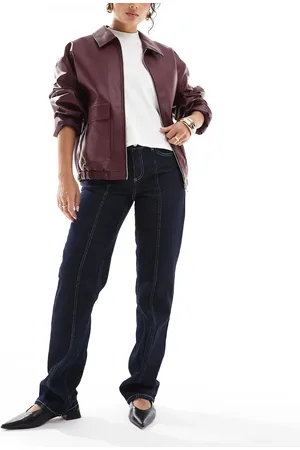 ASOS Seam front straight jean in indigo