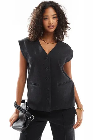 Object Structured boxy waistcoat co-ord in medium