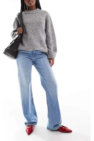 ONLY Maddie extra high waist dad jeans in light wash