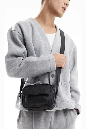 ASOS Faux leather embossed cross body bag in