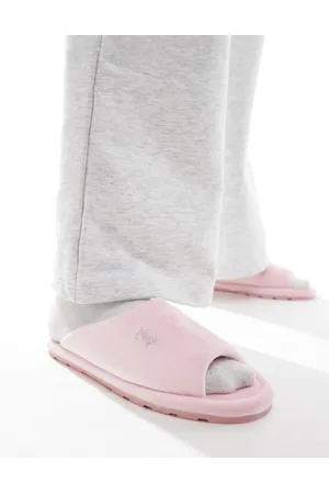 Juicy Couture Velour padded slipper in baby