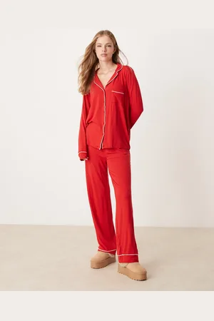 New Look Long sleeve pyjama set in