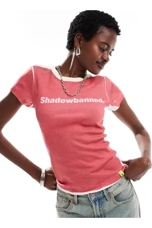 Basic Pleasure Mode Shadow baby t-shirt in and white