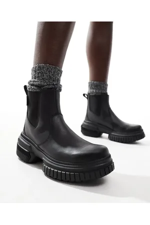 sorel ONA AVE WP waterproof leather chelsea boots in