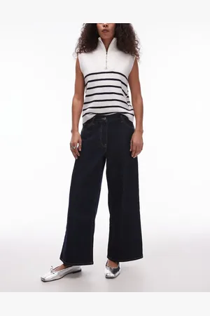 Topshop Wide leg jean in indigo