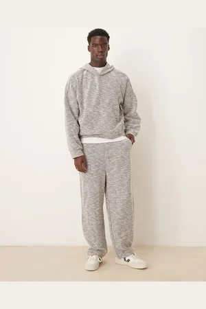 ASOS Co-ord heavyweight super baggy jogger in grey marl