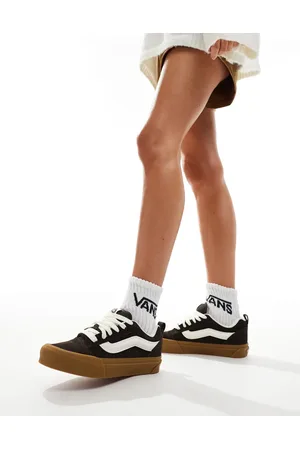 Vans Knu skool chunky trainers in with gum sole