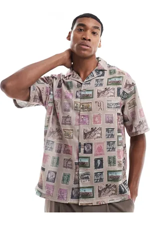 Viggo Relaxed shirt in post card print