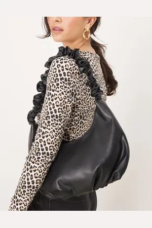 Glamorous Rouched top handle bag in