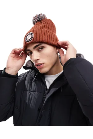 Pretty Green Live forever bobble hat in