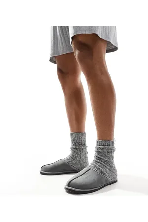 JACK & JONES Faux suede slip on slipper in