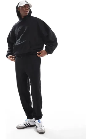 ASOS Premium heavyweight tapered joggers 400gsm in