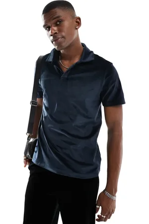 ASOS Polo shirt in velour