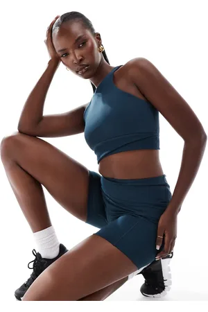 Nike Nike One Training wrapped light support sports bra in