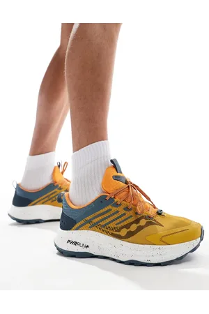 Saucony Ride TR2 neutral running trainers in oak and mirage