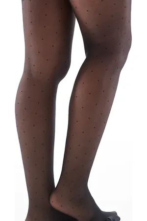 Lindex MOM maternity 20 denier spot tights in