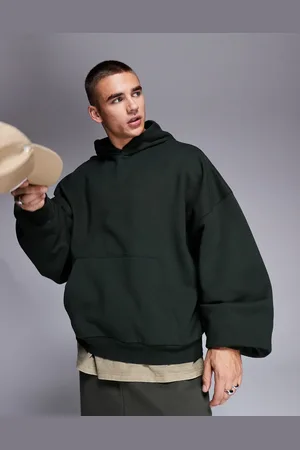 ASOS Premium heavyweight extreme oversized hoodie 400gsm in dark