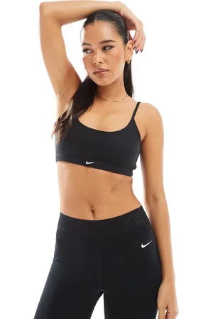 Nike Ribbed light support sports bra in
