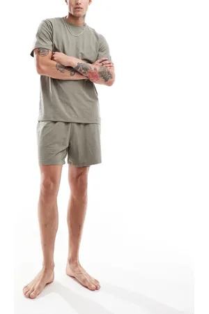 ASOS Texture lounge set in khaki