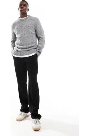 GANT Neppy wool knit jumper in speckled
