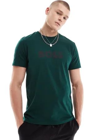 HUGO BOSS BOSS Swimwear t-shirt in forest