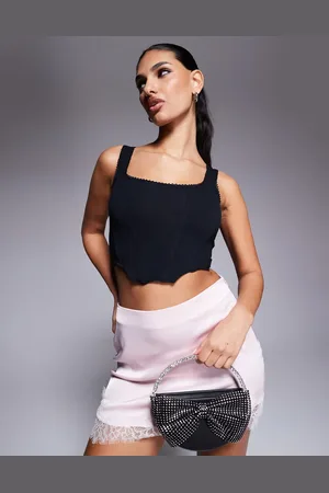 ASOS Sleeveless corset with boning in