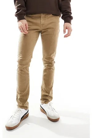 Threadbare Slim fit chino trousers in stone