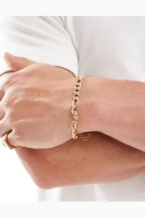FADED FUTURE Statement figaro chain bracelet in
