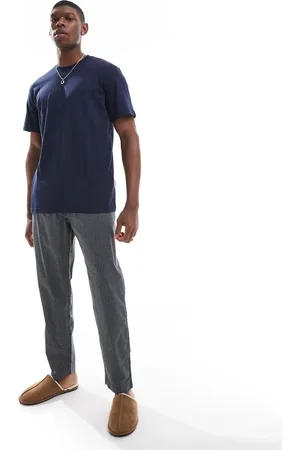 Only & Sons Pyjama set giftbox with t-shirt & trouser in check