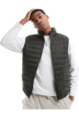 French Connection French Connection lightweight puffer gilet in khaki