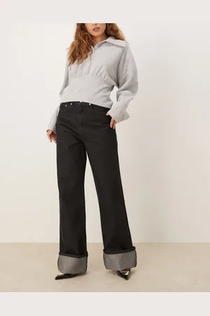 ASOS Turn up jean in washed