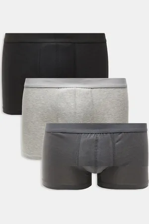 New Look 3 pack boxers in grey