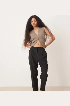 ASOS ASOS DESIGN Petite tailored tapered trousers in