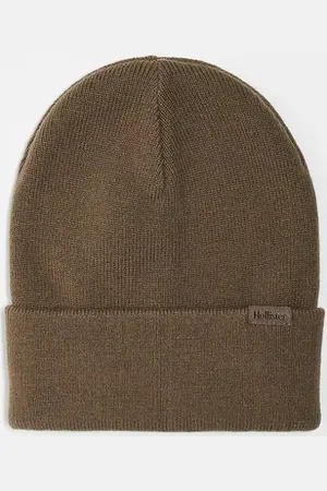 Hollister Knitted beanie in chocolate