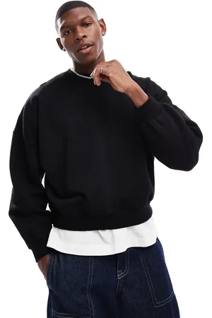 ASOS Premium heavyweight oversized boxy drop shoulder sweatshirt 400gsm in
