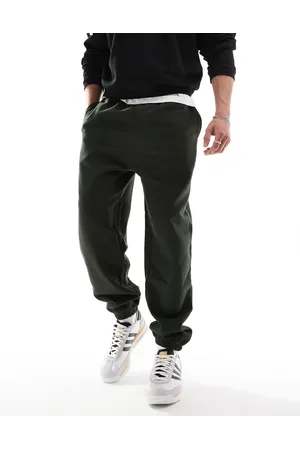 ASOS Premium heavyweight oversized joggers 400gsm in dark