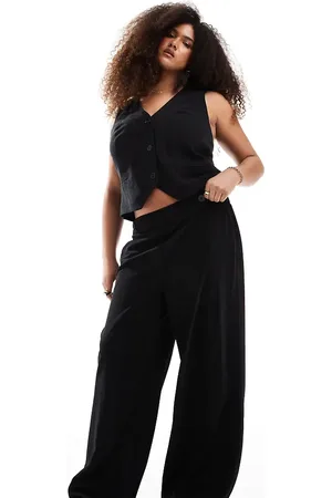 VERO MODA Stretch tailored wide leg trousers in