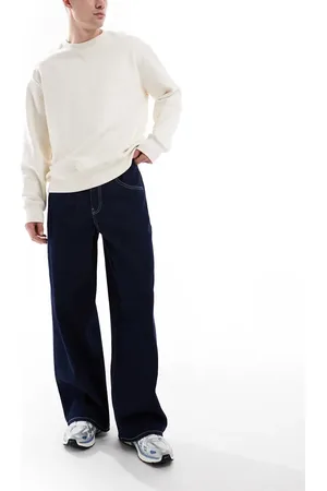 ASOS Super baggy jeans in rinse wash