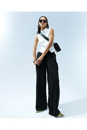 ASOS Scuba smart tailored trouser in black