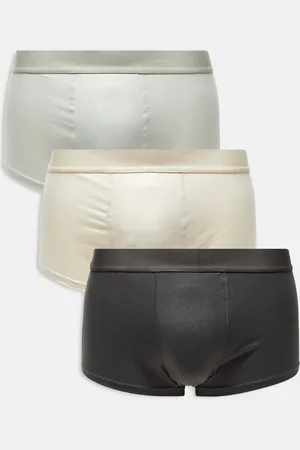 Brave Soul 3 pack boxers in charcoal, green, stone