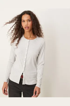 Abercrombie & Fitch Long sleeve button through top in