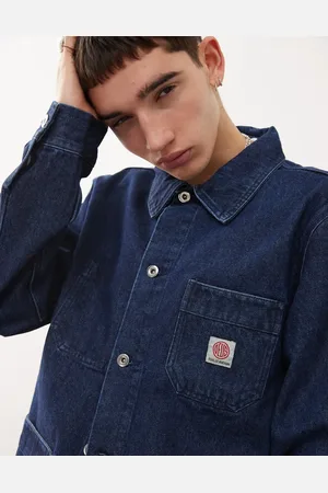 Deus Ex Machina Unisex hank denim shore jacket in rinse wash